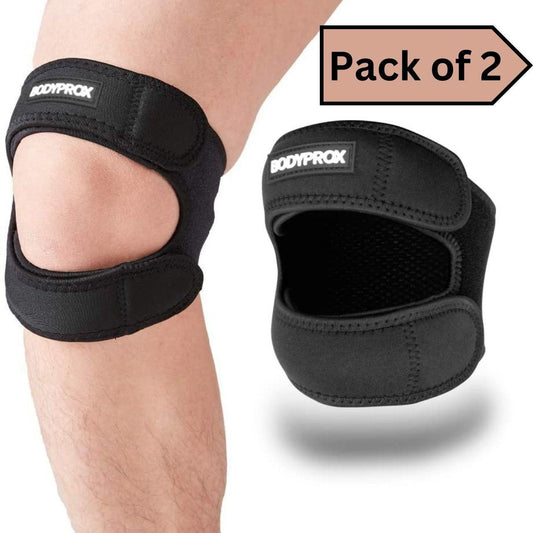 OS Knee Pain Relief Adjustable Neoprene Knee Strap (Pack of 2) PRODUCT CODE (OS00060002)