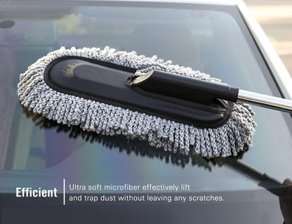 OS Retractable Flexible Microfiber Car Duster With Handle 360 Degree Rotating Mop PRODUCT CODE (OS0004701)