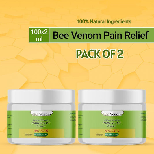 GMG Bee Venom Ultra Strength Pain Relief Cream 100gram (Pack of 2) PRODUCT CODE (GMG0006093)