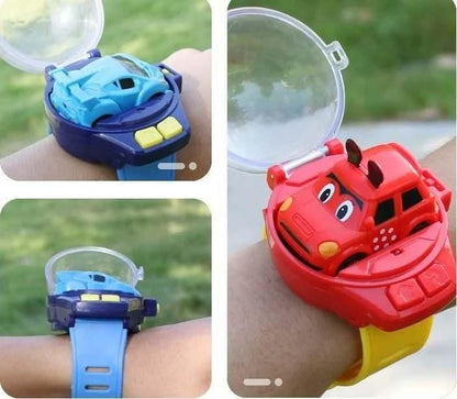 OS Speed Up Car Cartoon Mini Watch Car Toy, Usb Rechargeable Remote Control Toy PRODUCT CODE (OS0001135)