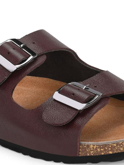 GMG Mens Arizona Cherry Leather Slippers PRODUCT CODE (GMG0007139)