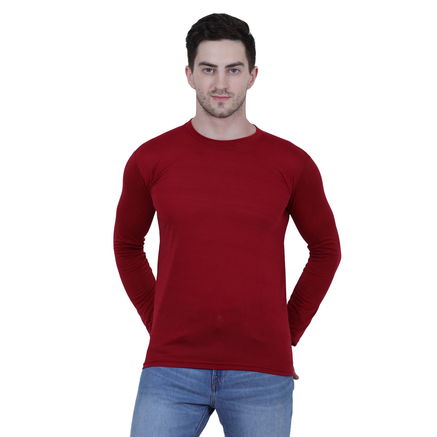 OS Men's Cotton Round Neck Full Sleeves Stylish Tshirt (Pack of 3) PRODUCT CODE (OS005509)