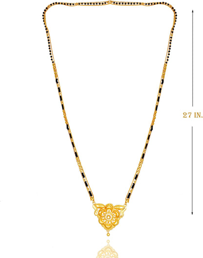 Attractive Gold Plated Mangalsutra PRODUCT CODE (OS0006856)