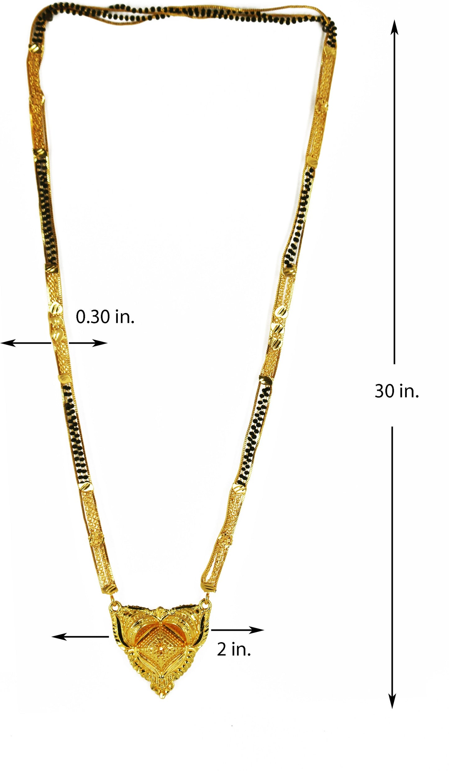 Elegant Gold Plated Mangalsutra PRODUCT CODE (OS0006860)