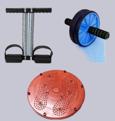 OS Tummy Trimmer, Twister, ABS Wheel Set for Workout PRODUCT CODE(OS0006297)