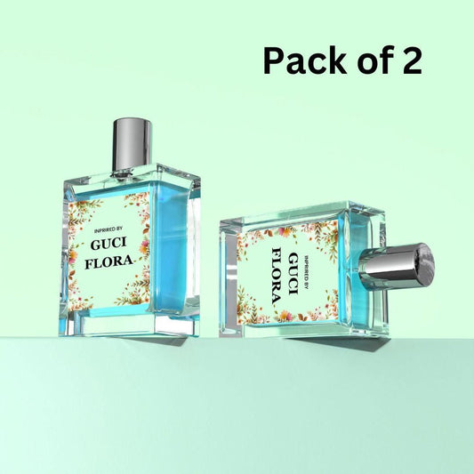 Inspired by Gucci Flora Eau De Parfume 50ML (Pack of 2) PRODUCT CODE(OS0008526)