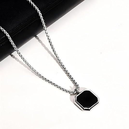 Men's Silver Plated Chain With Pendant PRODUCT CODE (OS0006887)