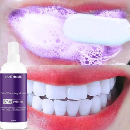 OS Lanthome Teeth Whitening Spray Mousse V34 Whiten 50ml (Pack Of 2) PRODUCT CODE (OS0001317)