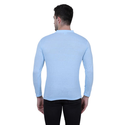 OS Cotton Blend Solid Full Sleeves T-Shirt PRODUCT CODE(OS0008453)