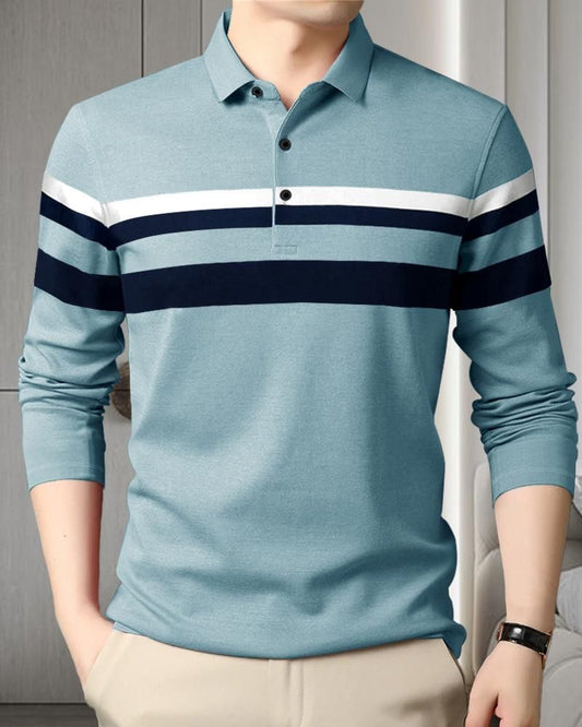 OS Eyebogler Men Full Sleeves Polo Neck T-shirt PRODUCT CODE(OS0008461)