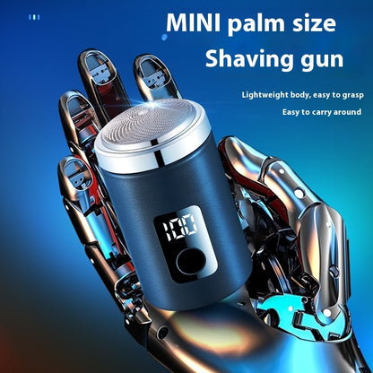 Mini Men's Electric Shaver With Power Display