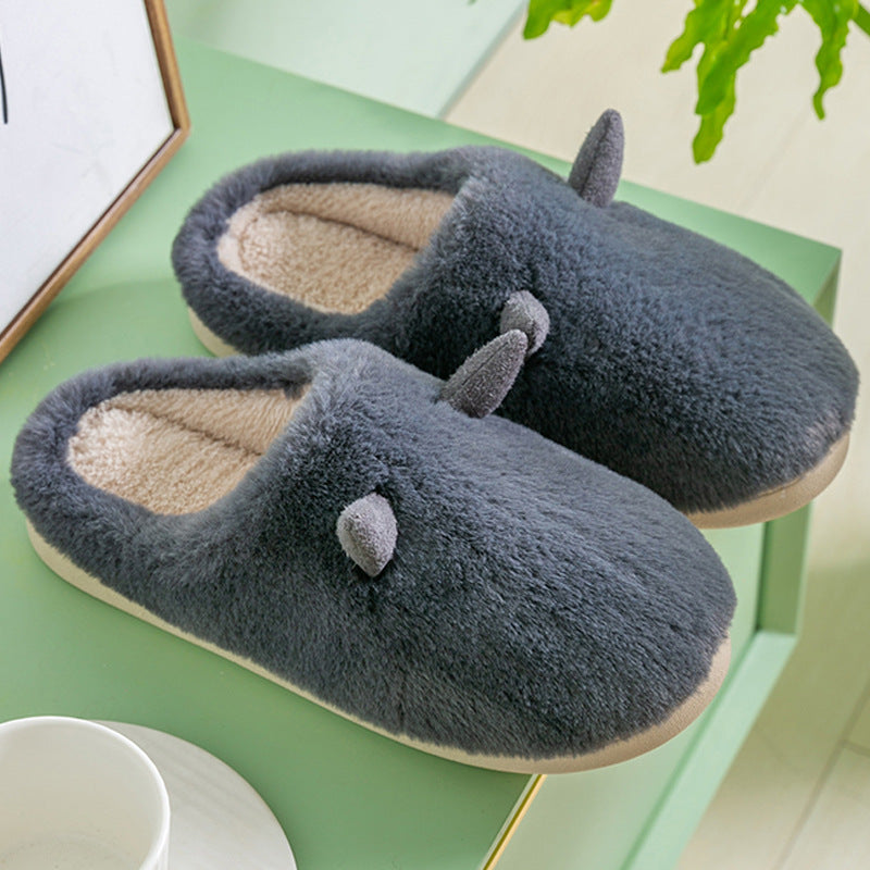 Home Warmth Confinement Cotton Slippers Bag Heel