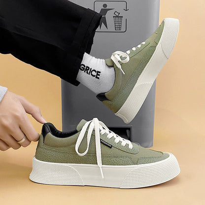 Men's All Match Low Top Thick Bottom Canvas Shoes