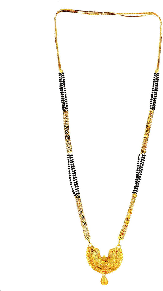 Elegant Gold Plated Mangalsutra PRODUCT CODE (OS0006843)