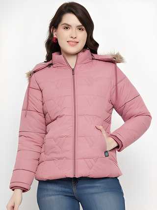 OS Women's Winter Wear Solid Parka Jacket PRODUCT CODE (OS0010034)