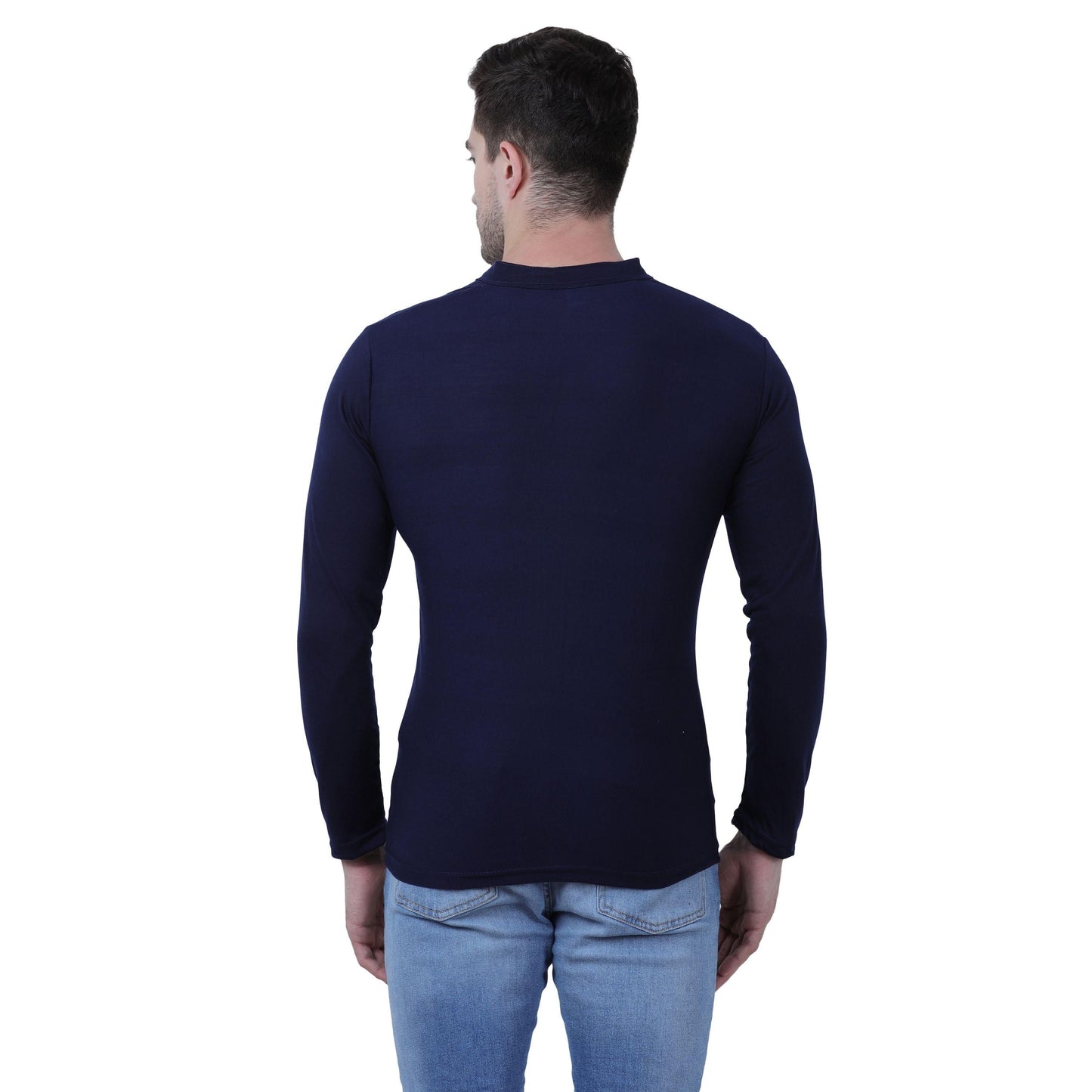 OS Cotton Blend Solid Full Sleeves T-Shirt PRODUCT CODE (OS0005518)