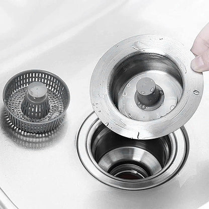 OS Stainless Steel Drain Filter Sink Plug PRODUCT CODE (OS0004773)