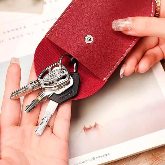 OS PU Leather Car Key Case, Creative Pull-Out Key Case Cover (Pack of 2) PRODUCT CODE (OS0004771)