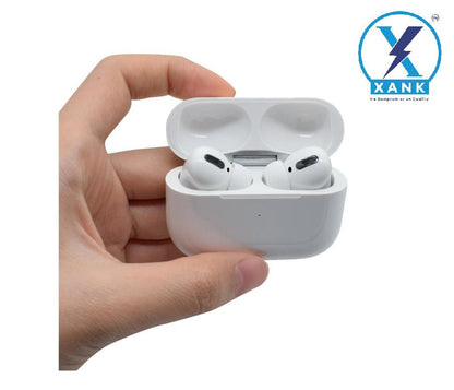 XANK Air-pods Pro with Wireless Charging Case with Sensor Enabled Bluetooth Headset (White, True Wireless) PRODUCT CODE(OS0008513)