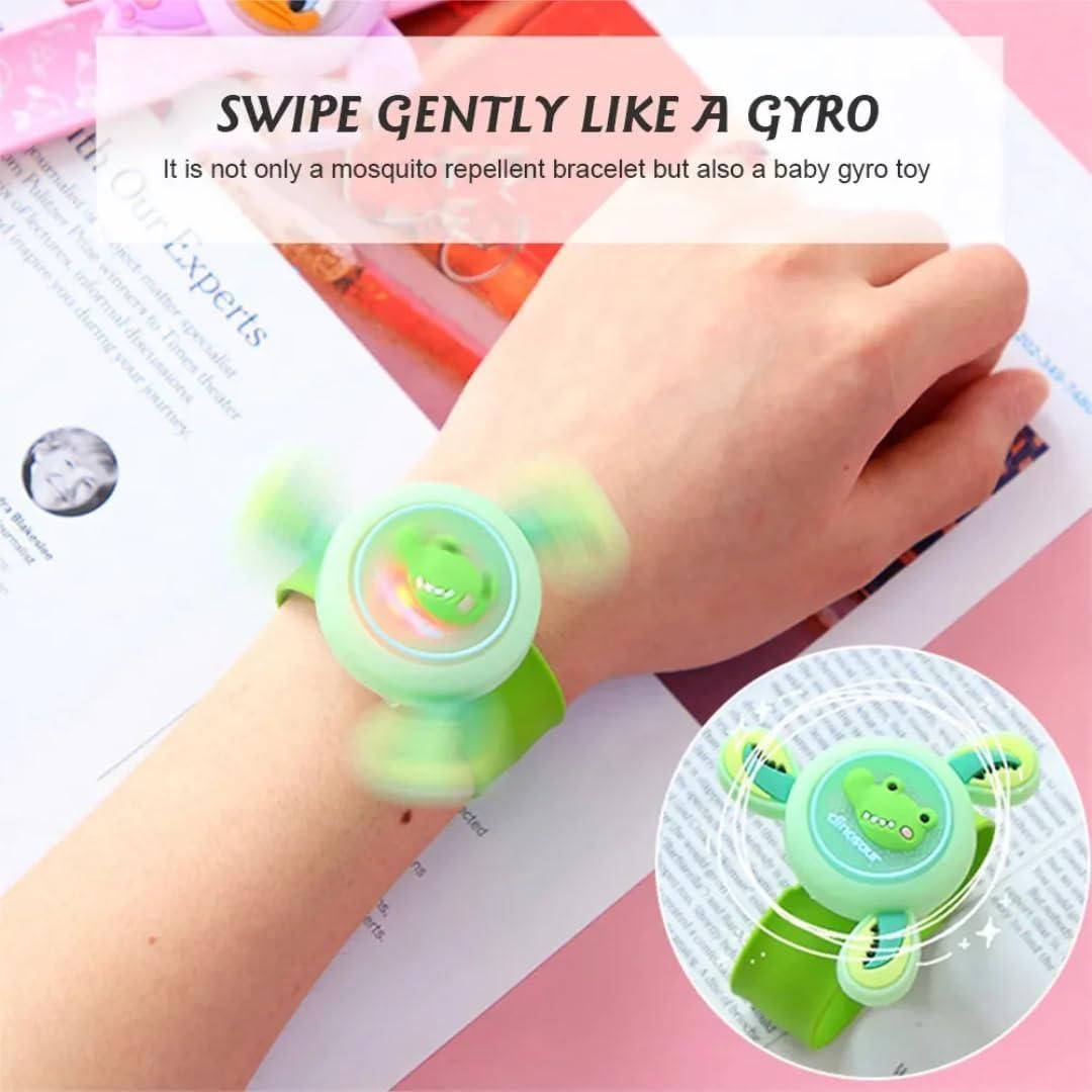 LED Light Kids Rakhi Spinning Toy Boy Girl Spinning Slap Band Cartoon Bracelet PRODUCT CODE (OS0006876)