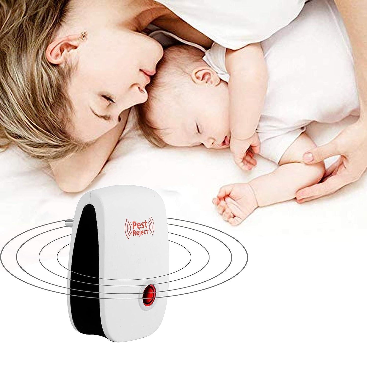 Ultrasonic Pest Repeller for Mosquito, Cockroaches, etc (Pack of 2) PRODUCT CODE(OS0008471)