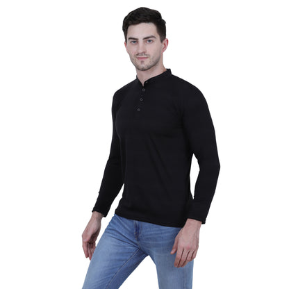 OS Cotton Blend Full Sleeves Trendy Tshirt For Men's (Pack of 4) PRODUCT CODE (OS0005513)