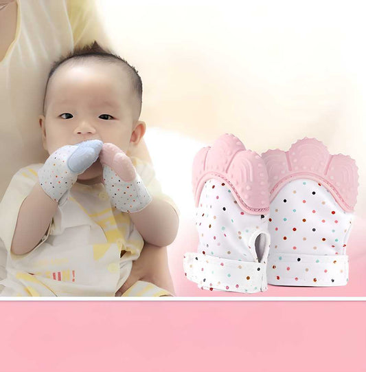 OS Silicone Self Soothing Teether Gloves Toy for Babies PRODUCT CODE (OS0001180)