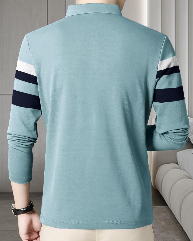 OS Eyebogler Men Full Sleeves Polo Neck T-shirt PRODUCT CODE(OS0008461)