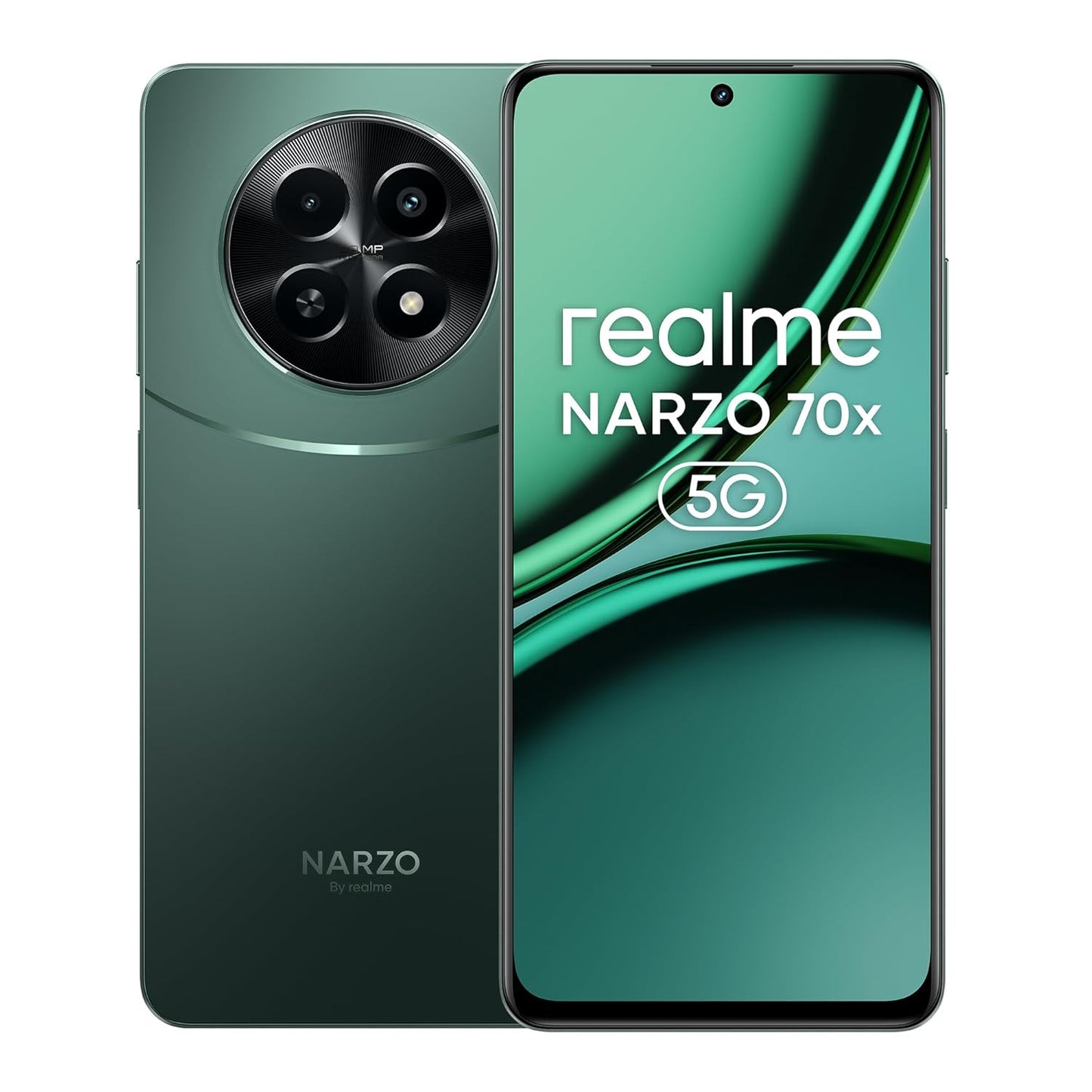 realme NARZO 70x 5G (Ice Blue, 6GB RAM,128GB Storage)|120Hz Ultra Smooth Display|Dimensity 6100+ 6nm 5G|50MP AI Camera|45W Charger in The Box PRODUCT CODE (OS00015005)