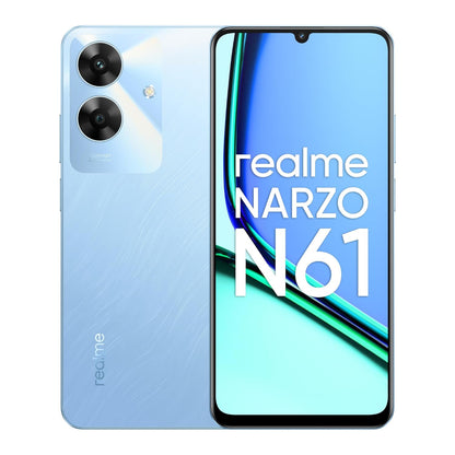 realme NARZO N61 (Voyage Blue,4GB RAM+64GB Storage) 90Hz Eye Comfort Display | IP54 Dust & Water Resistance | 48-Month Fluency | Charger in The Box PRODUCT CODE (OS00015003)