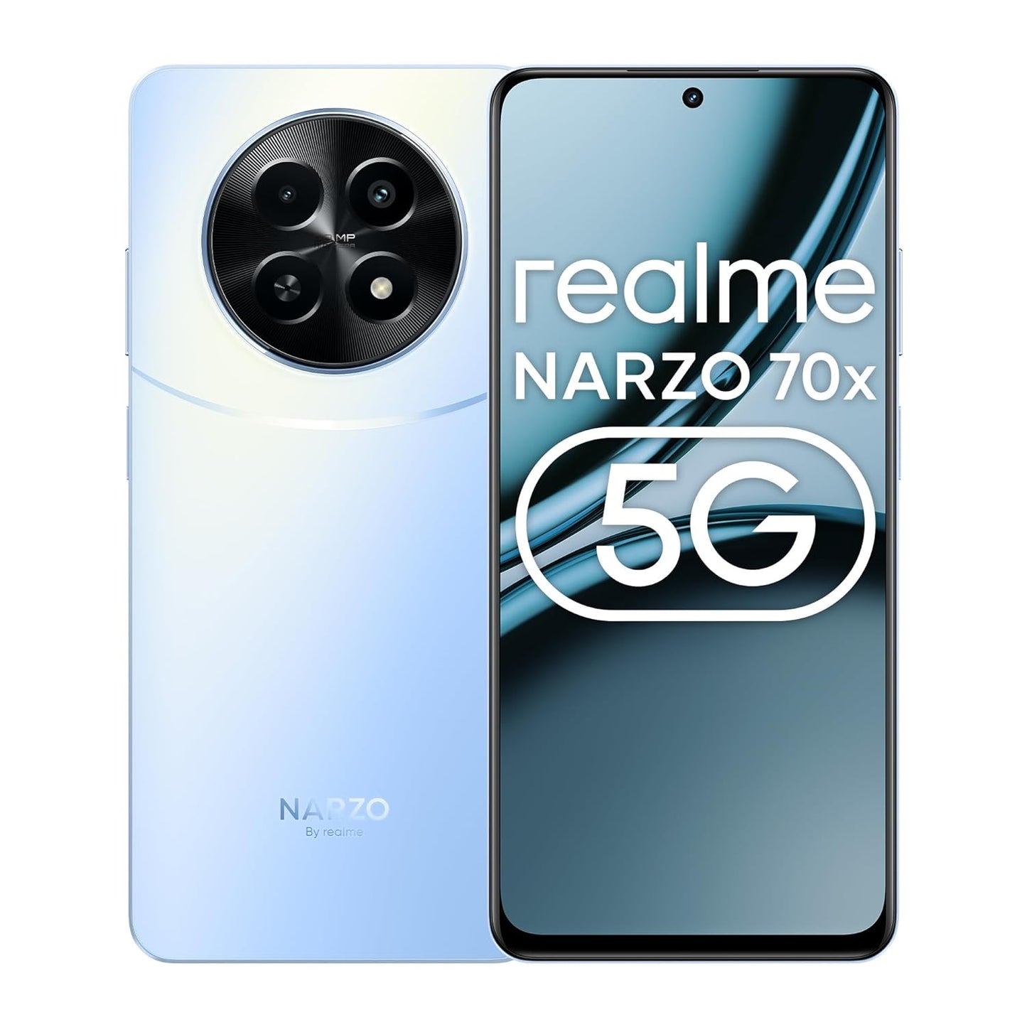 realme NARZO 70X 5G (ICE BLUE, 128 GB)  (6 GB RAM) PRODUCT CODE (OS00015008)