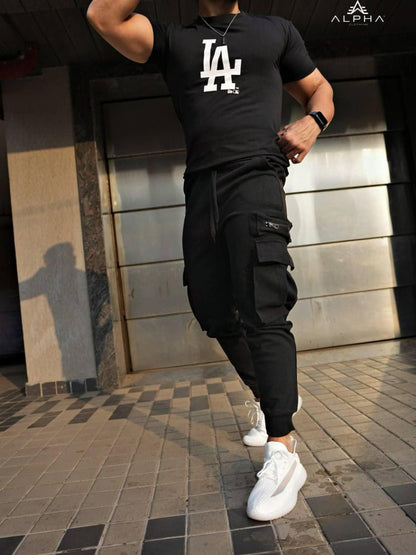 OS Men's Cotton Texture Stretchable Jogger PRODUCT CODE (OS0005558)