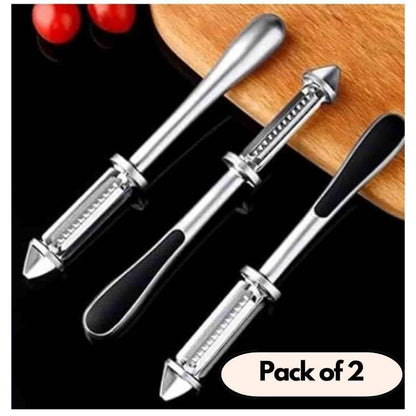 OS Multifunctional Stainless-Steel Peeler Pack of 2 PRODUCT CODE (OS0004705)