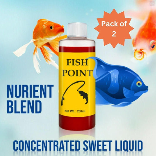 OS FISH POINT ? NATURAL BAIT FOR FISH 200ML (Pack of 2) PRODUCT CODE (OS0004642)