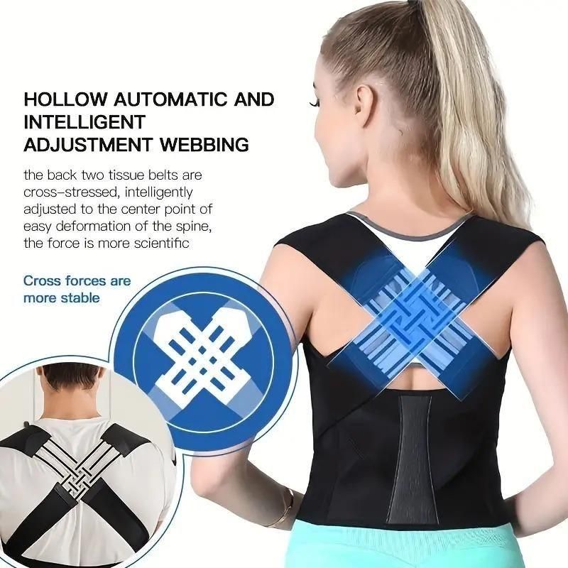 OS Adjustable Back Posture Corrector/ Slouching Relieve Pain Belt Women Men PRODUCT CODE(OS0006028)