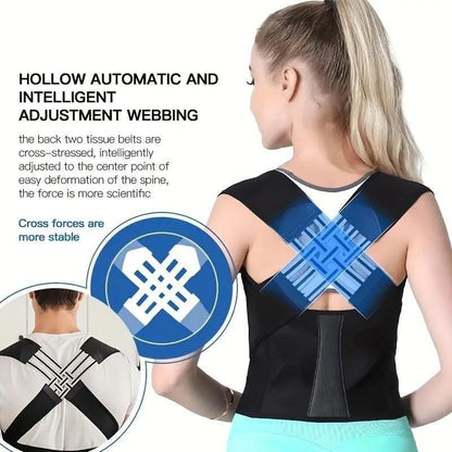 OS Adjustable Back Posture Corrector/ Slouching Relieve Pain Belt Women Men PRODUCT CODE(OS0006028)