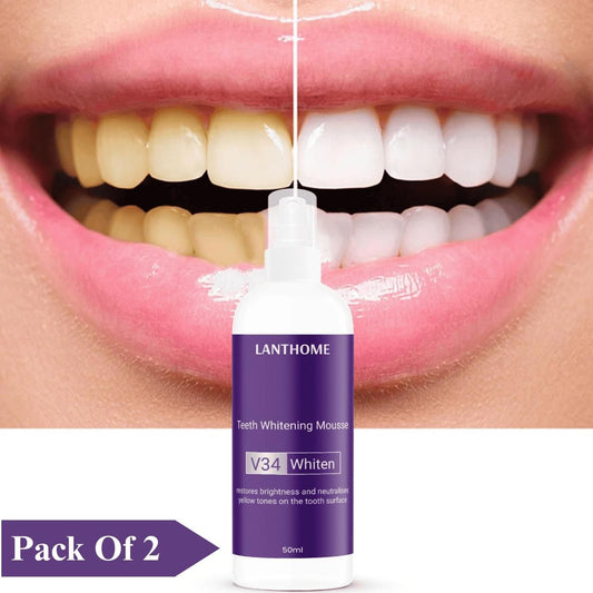 OS Lanthome Teeth Whitening Spray Mousse V34 Whiten 50ml (Pack Of 2) PRODUCT CODE (OS0001317)