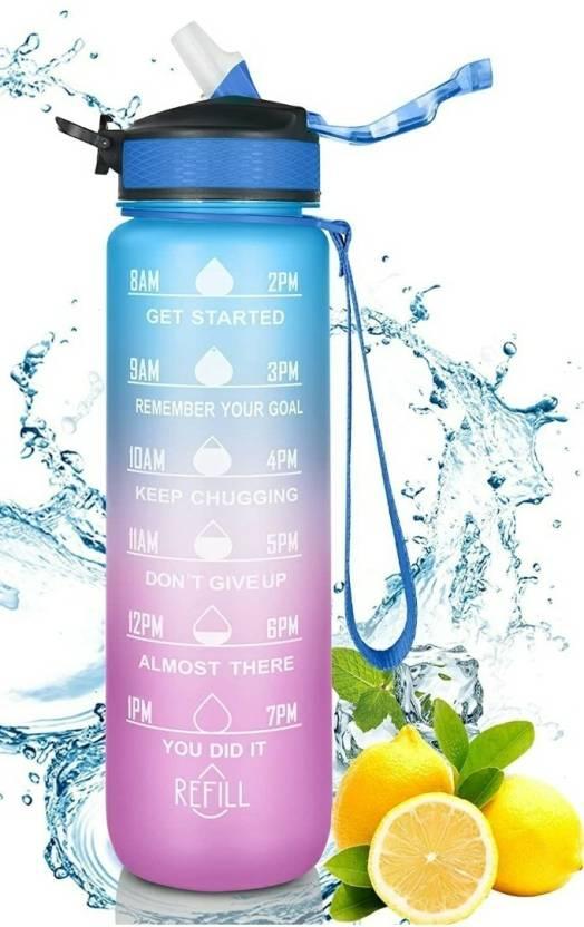 OS Unbreakable Water Bottle for Home with Motivational Time Marker PRODUCT CODE (OS0002060)