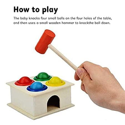 OS Wooden Hammer Ball Bench with Box Case Toy Set PRODUCT CODE (OS0001170)