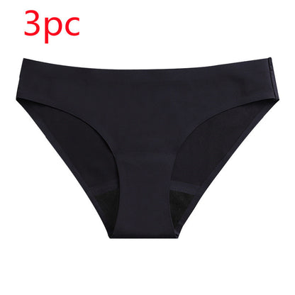 European And American New Low-waist Large Size Non-marking Physiological Pants Four Layers