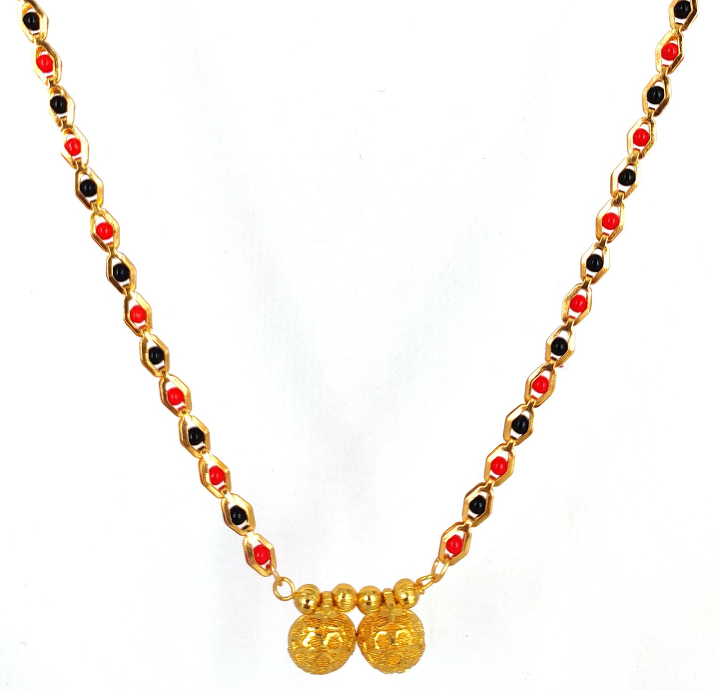 Elegant Gold Plated Mangalsutra PRODUCT CODE (OS0006866)