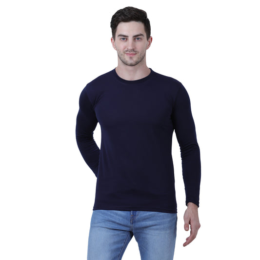 OS Cotton Blend Solid Full Sleeves Men's Stylish Tshirt PRODUCT CODE (OS0005510)