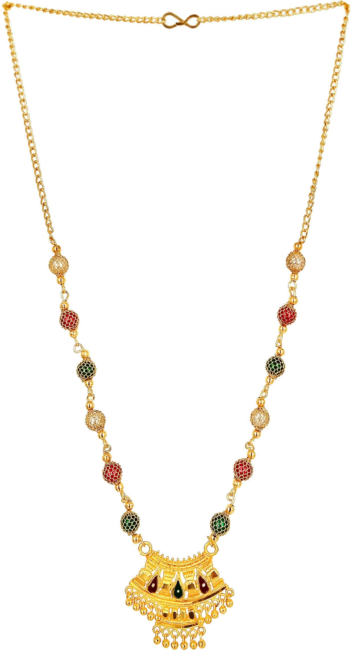 New Gold Plated Mangalsutra PRODUCT CODE (OS0006813)