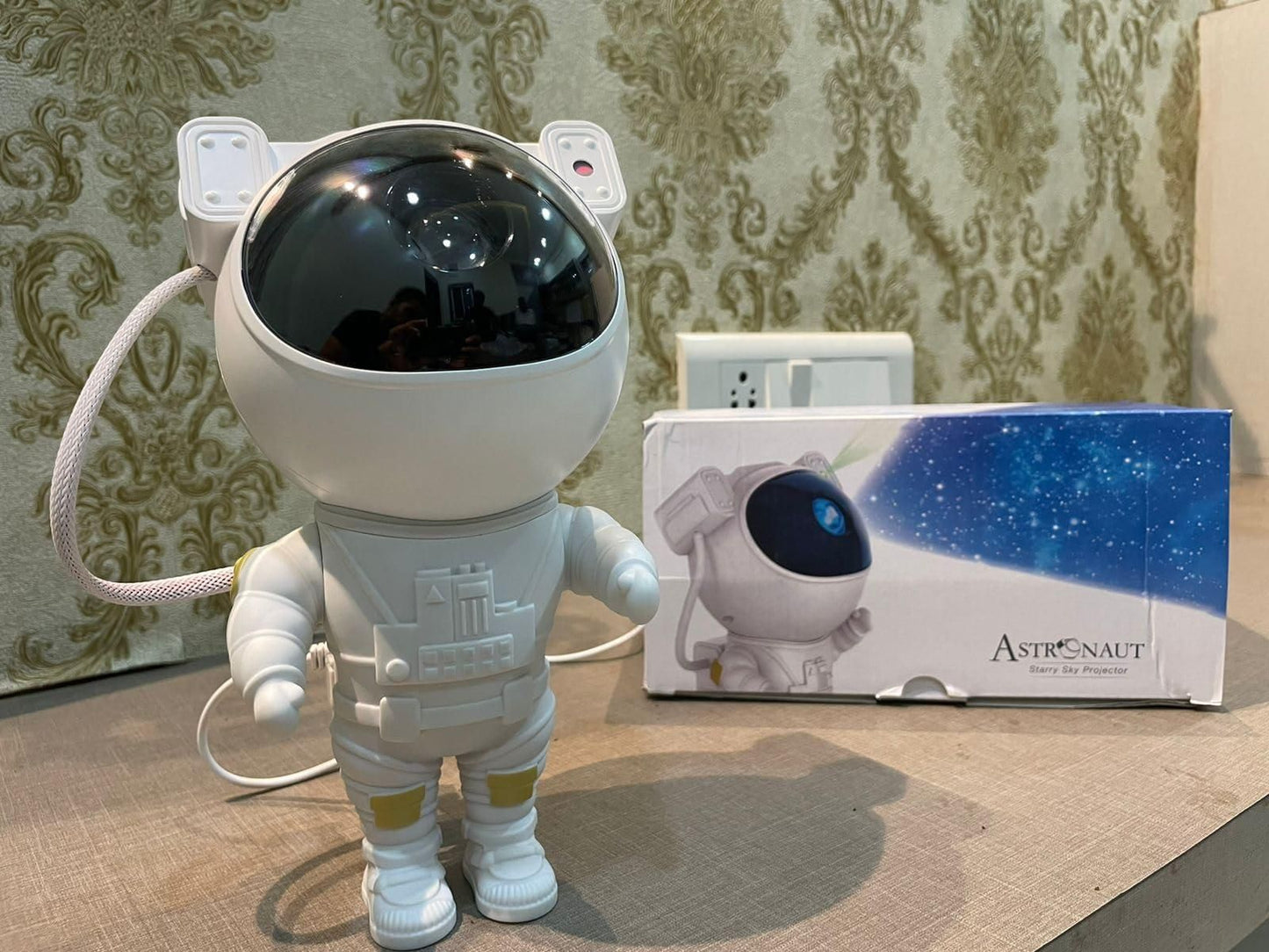 OS Astronaut Galaxy Projector - 360 Magnetic Head Rotation, Remote Control PRODUCT CODE(OS0008351)