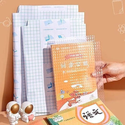 OS 3 Different Size Transparent Sticker Books Cover PRODUCT CODE (OS0001136)