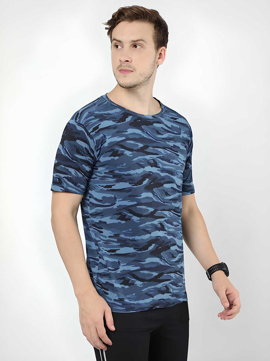 OS Cotton Printed Half Sleeves Mens Round Neck T-Shirt PRODUCT CODE (OS0005501)