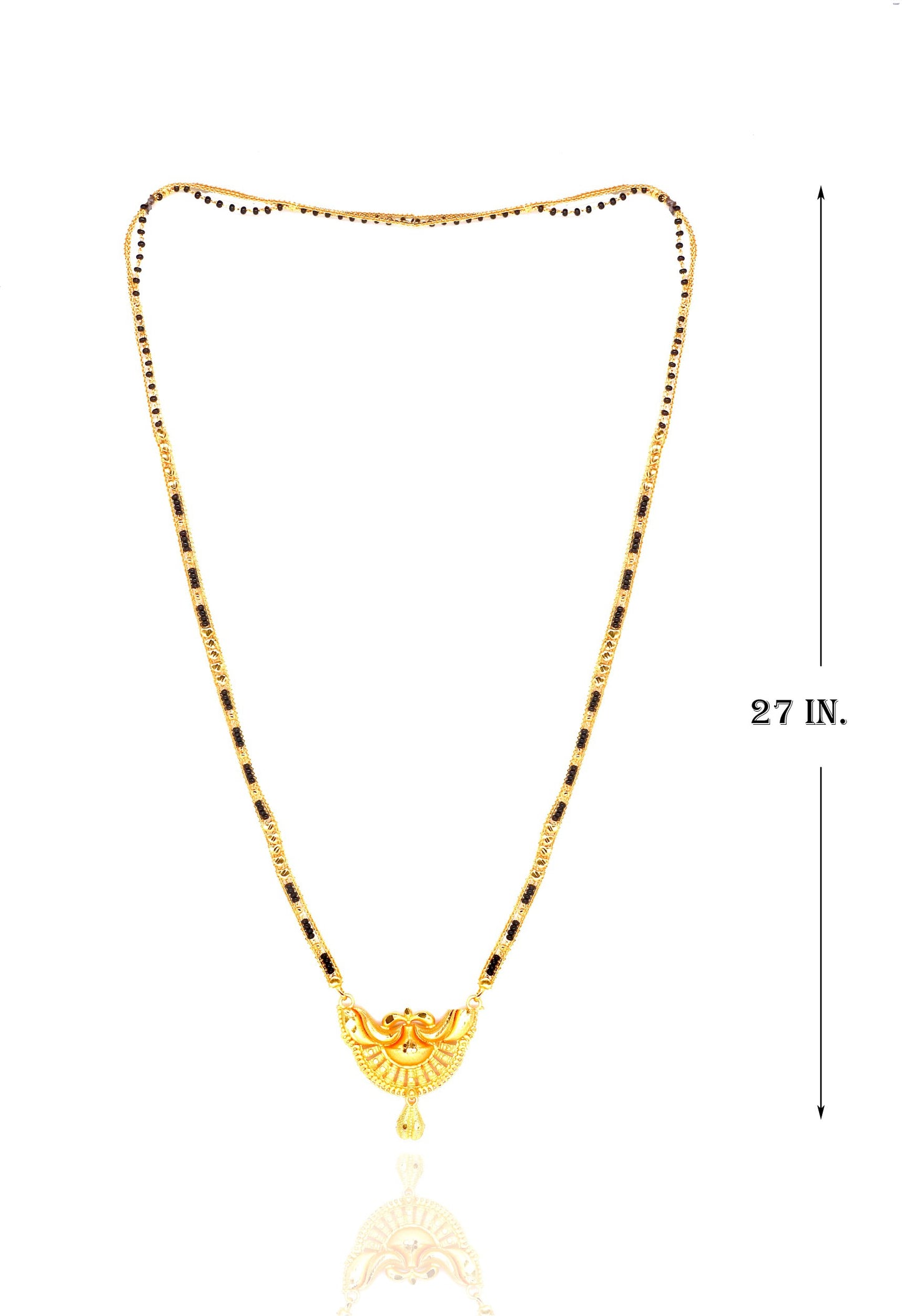 Pretty Gold Plated Mangalsutra PRODUCT CODE (OS0006820)