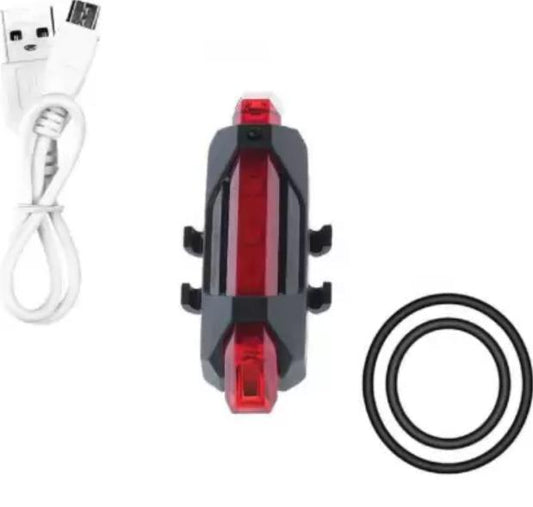 Bicycle Rear Light 5 LED USB Rechargeable Waterproof LED Rear Break Light PRODUCT CODE(OS0008466)