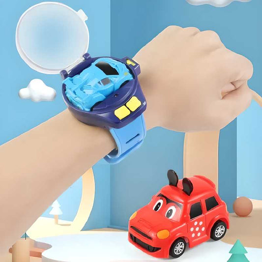 OS Speed Up Car Cartoon Mini Watch Car Toy, Usb Rechargeable Remote Control Toy PRODUCT CODE (OS0001135)