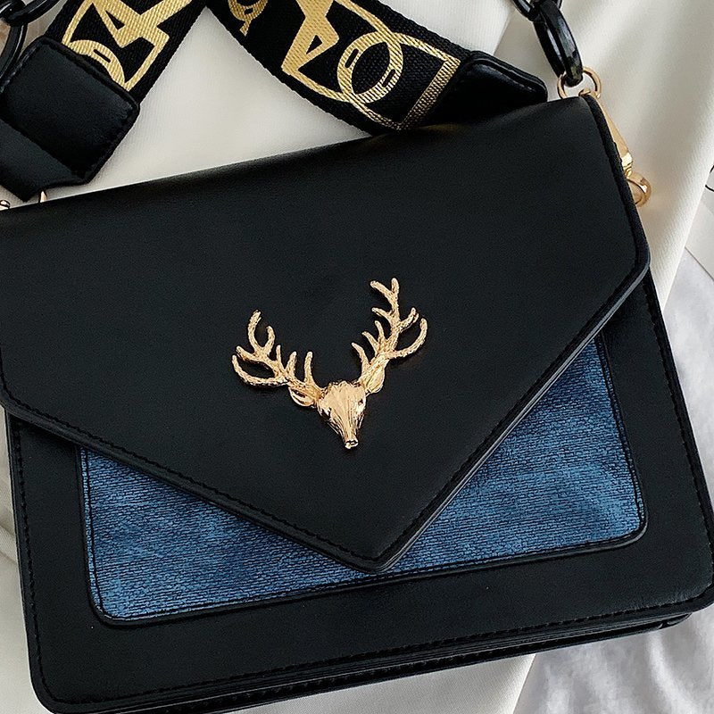 Deer Head Shoulder Messenger Bag